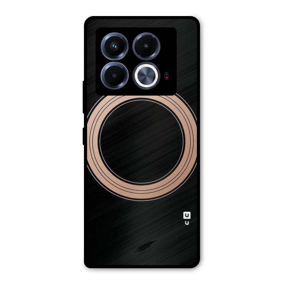 Elite Circle Metal Back Case for Infinix Note 40 5G