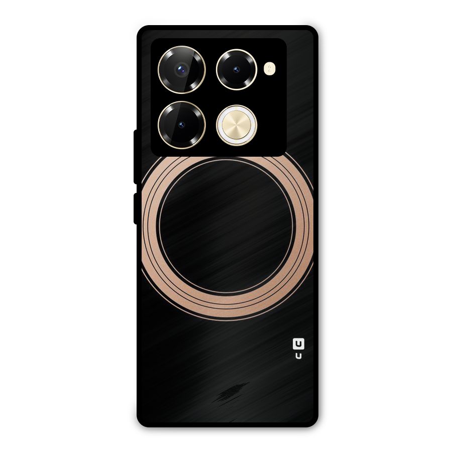 Elite Circle Metal Back Case for Infinix Note 40 Pro Plus
