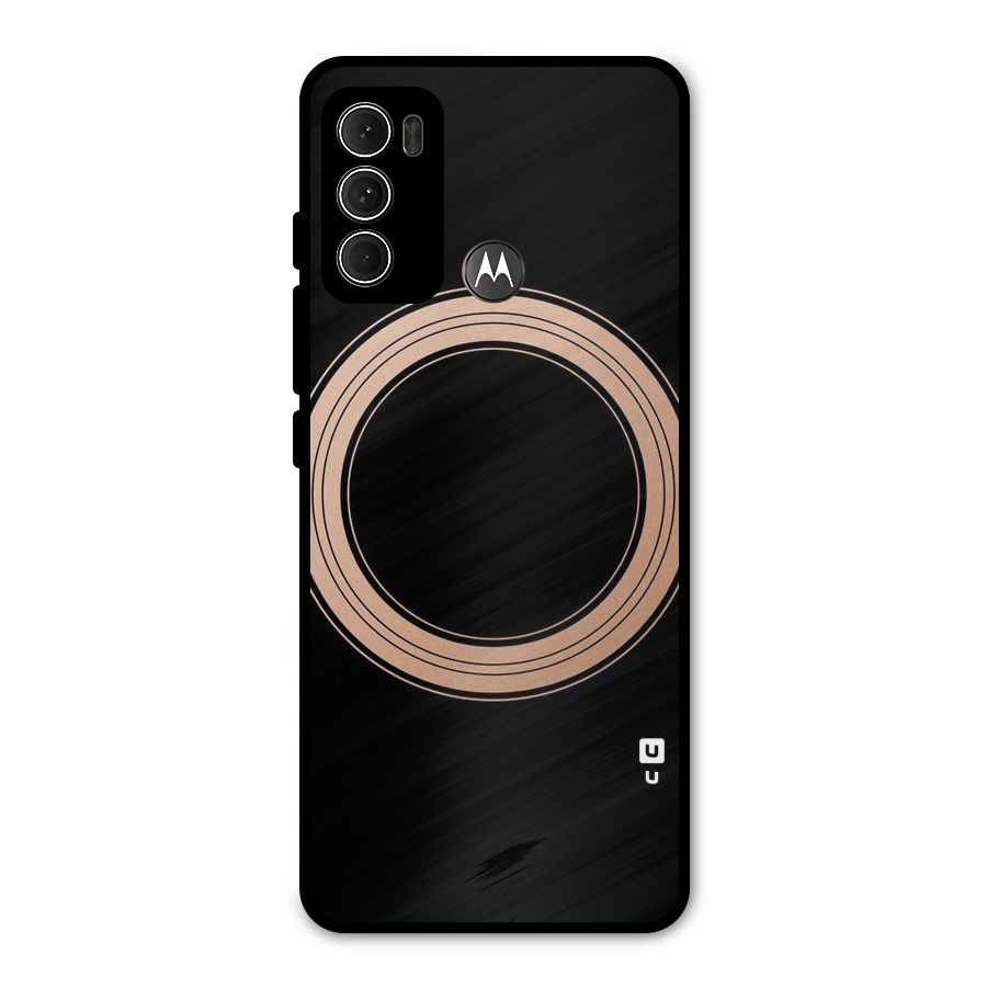 Elite Circle Metal Back Case for Moto G60