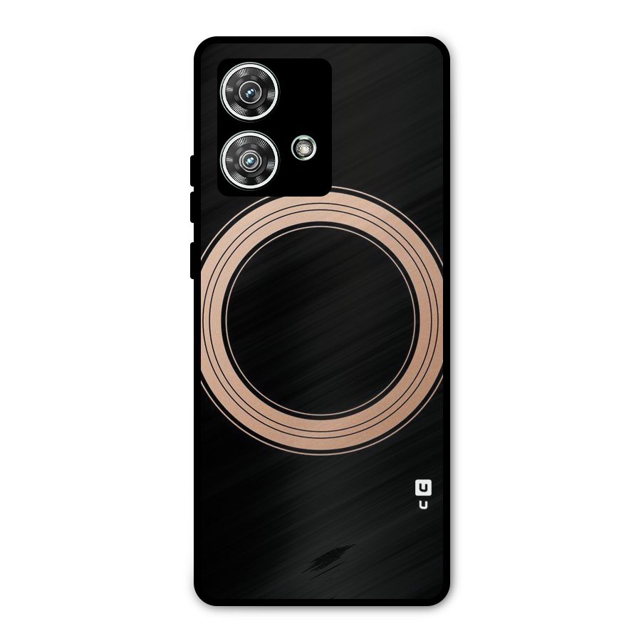 Elite Circle Metal Back Case for Motorola Edge 40 Neo