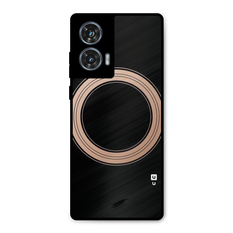 Elite Circle Metal Back Case for Motorola Edge 50 Fusion