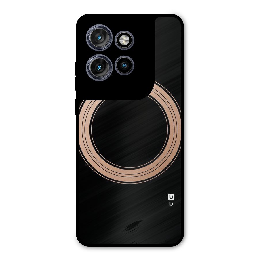 Elite Circle Metal Back Case for Motorola Edge 50 Neo
