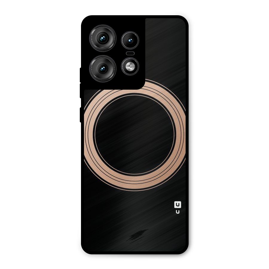 Elite Circle Metal Back Case for Motorola Edge 50 Pro