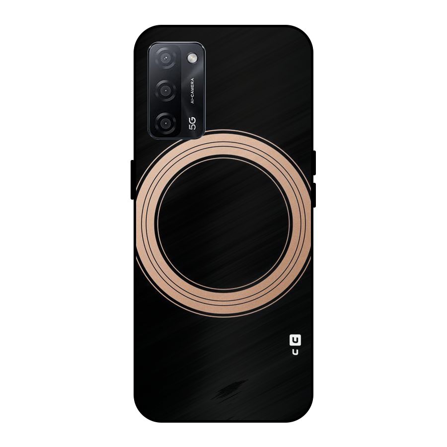 Elite Circle Metal Back Case for Oppo A53s 5G