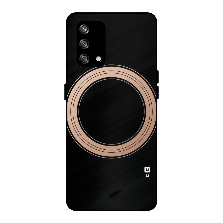 Elite Circle Metal Back Case for Oppo F19