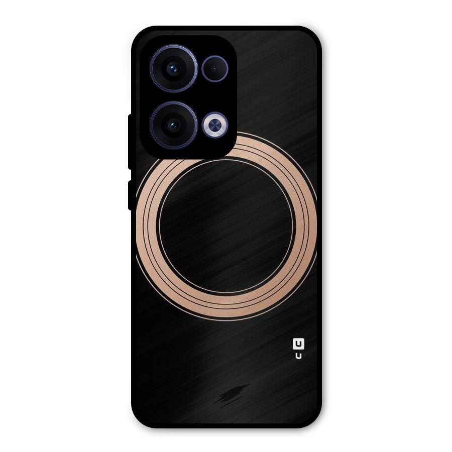 Elite Circle Metal Back Case for Oppo Reno13