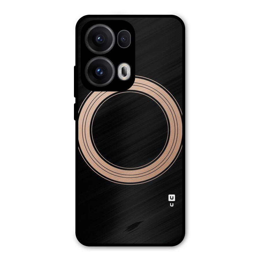 Elite Circle Metal Back Case for Oppo Reno13 Pro
