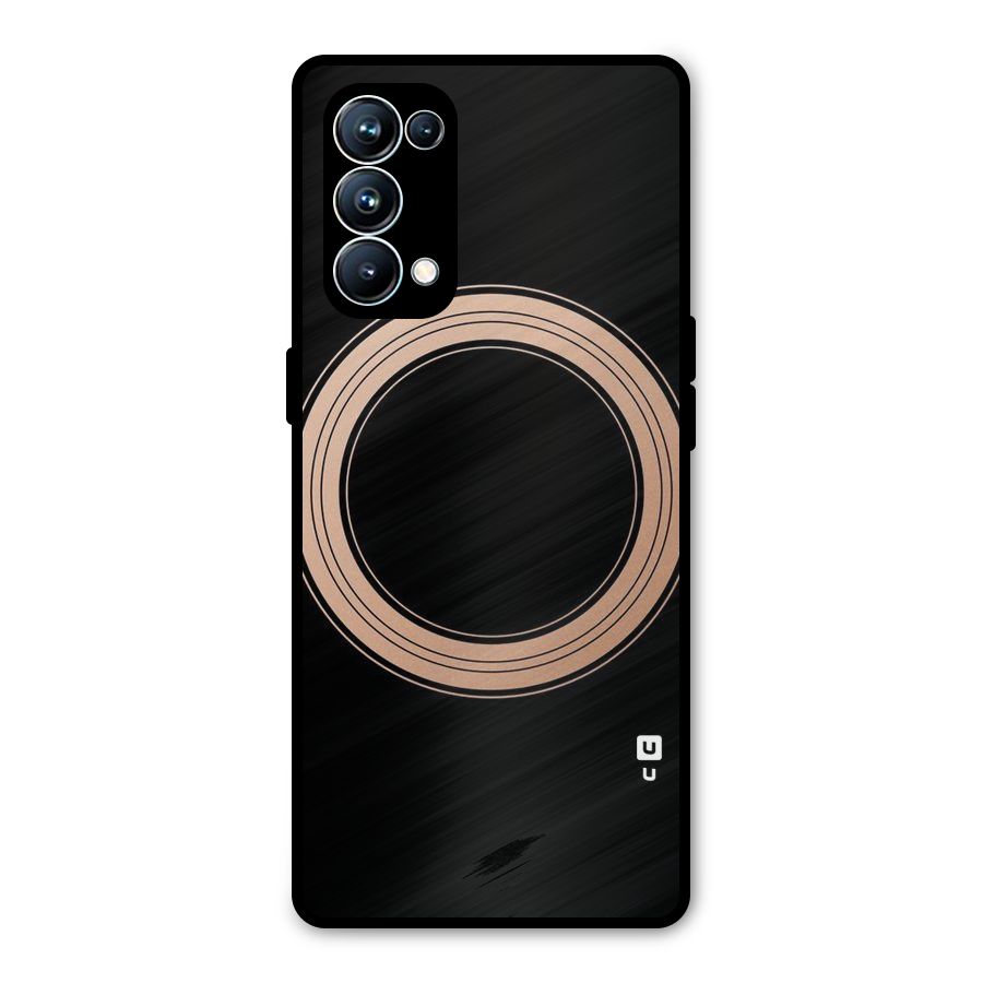 Elite Circle Metal Back Case for Oppo Reno5 Pro 5G