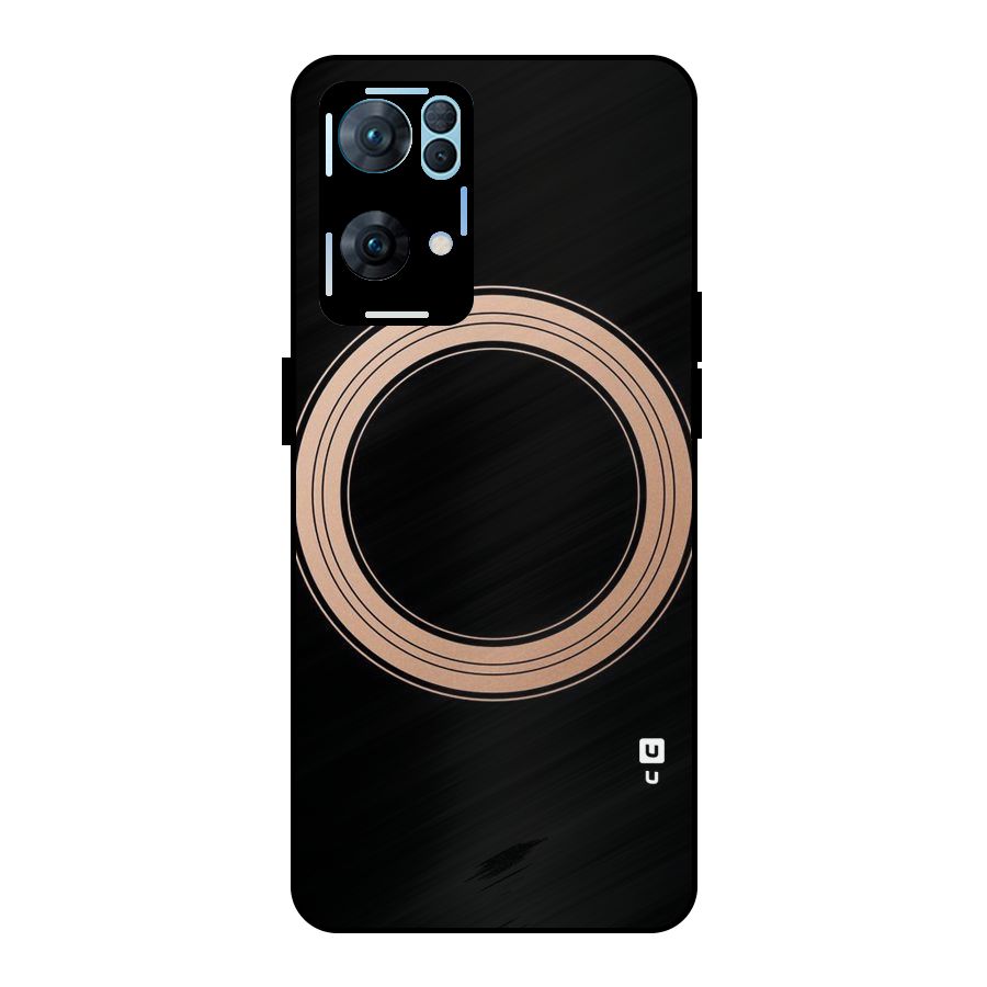 Elite Circle Metal Back Case for Oppo Reno7 Pro 5G
