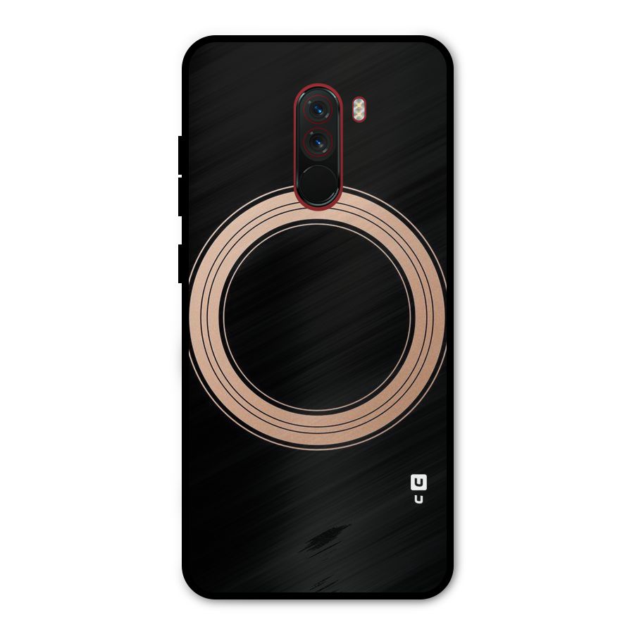 Elite Circle Metal Back Case for Poco F1
