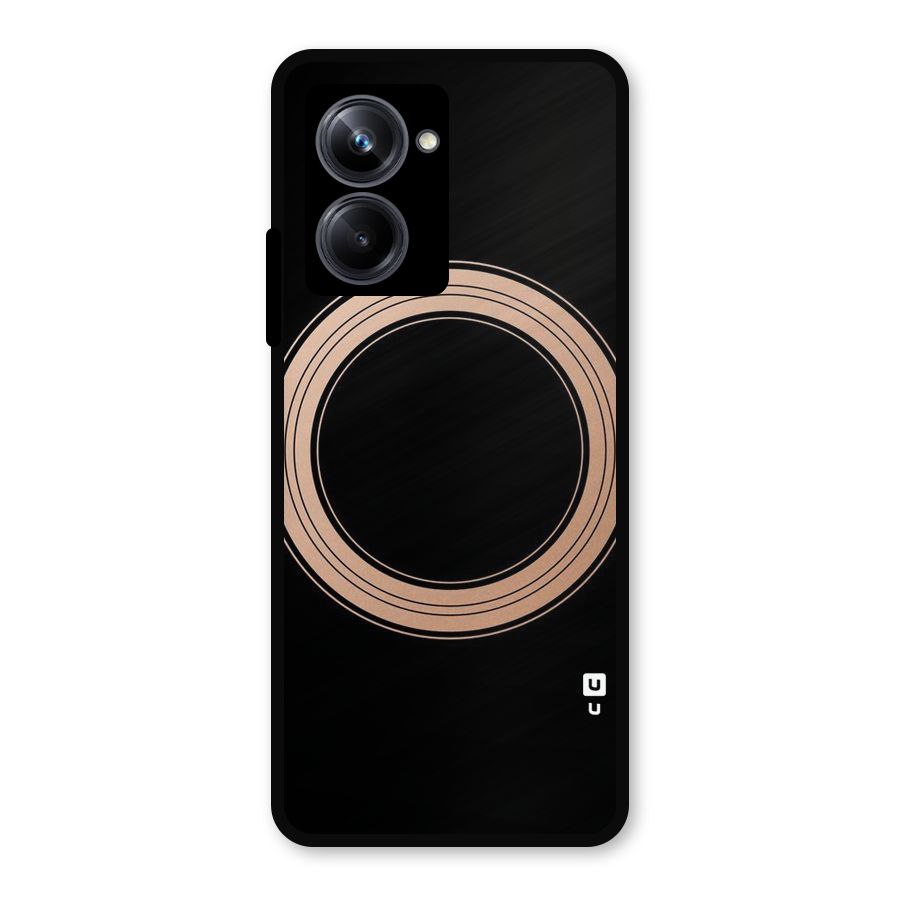 Elite Circle Metal Back Case for Realme 10 Pro