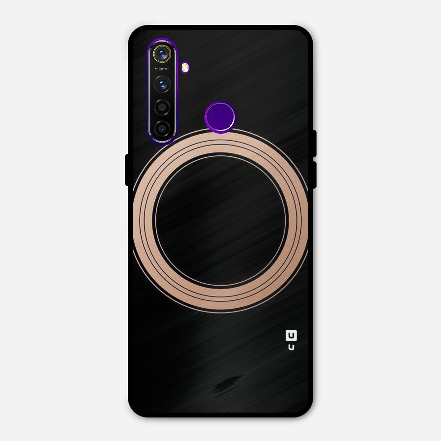 Elite Circle Metal Back Case for Realme 5 Pro
