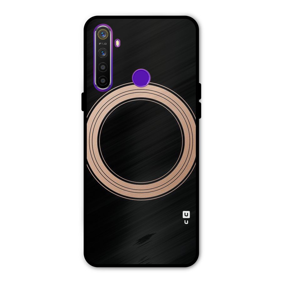 Elite Circle Metal Back Case for Realme 5i