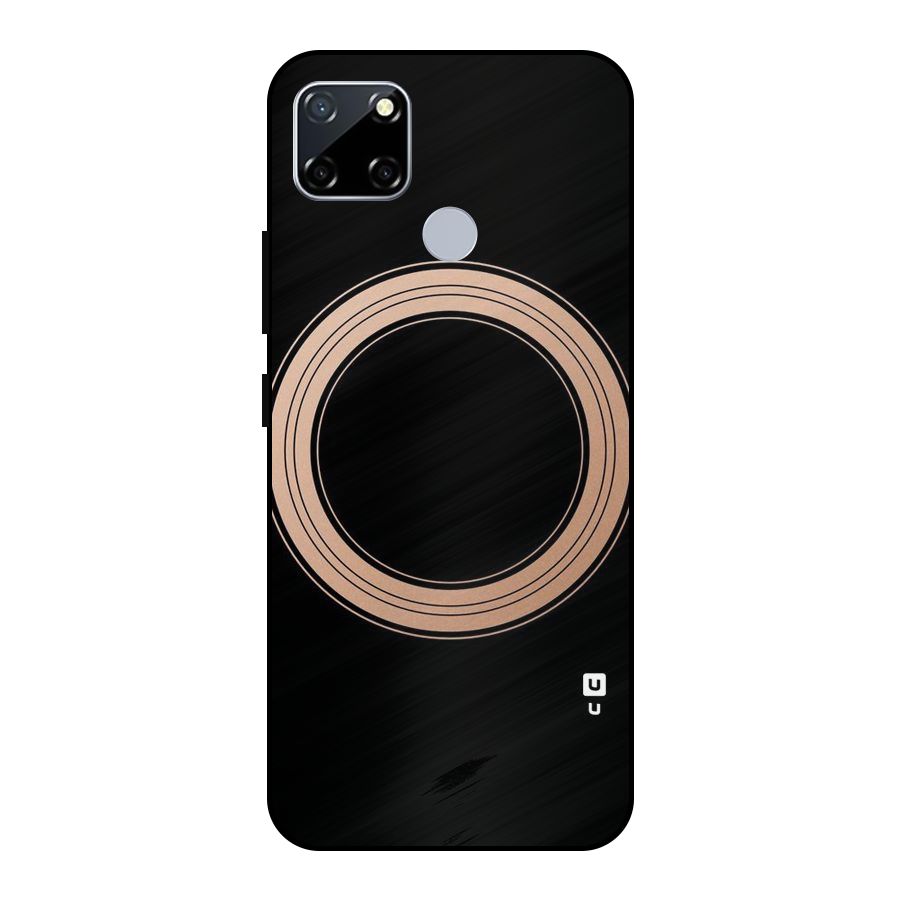 Elite Circle Metal Back Case for Realme Narzo 20
