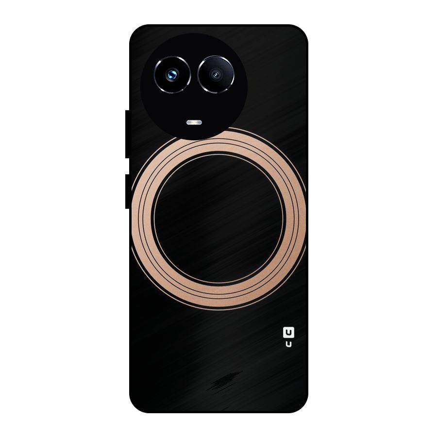 Elite Circle Metal Back Case for Realme Narzo 60X