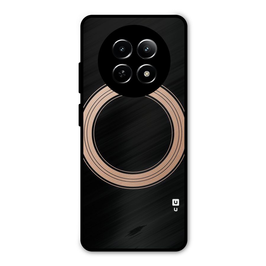 Elite Circle Metal Back Case for Realme Narzo N65