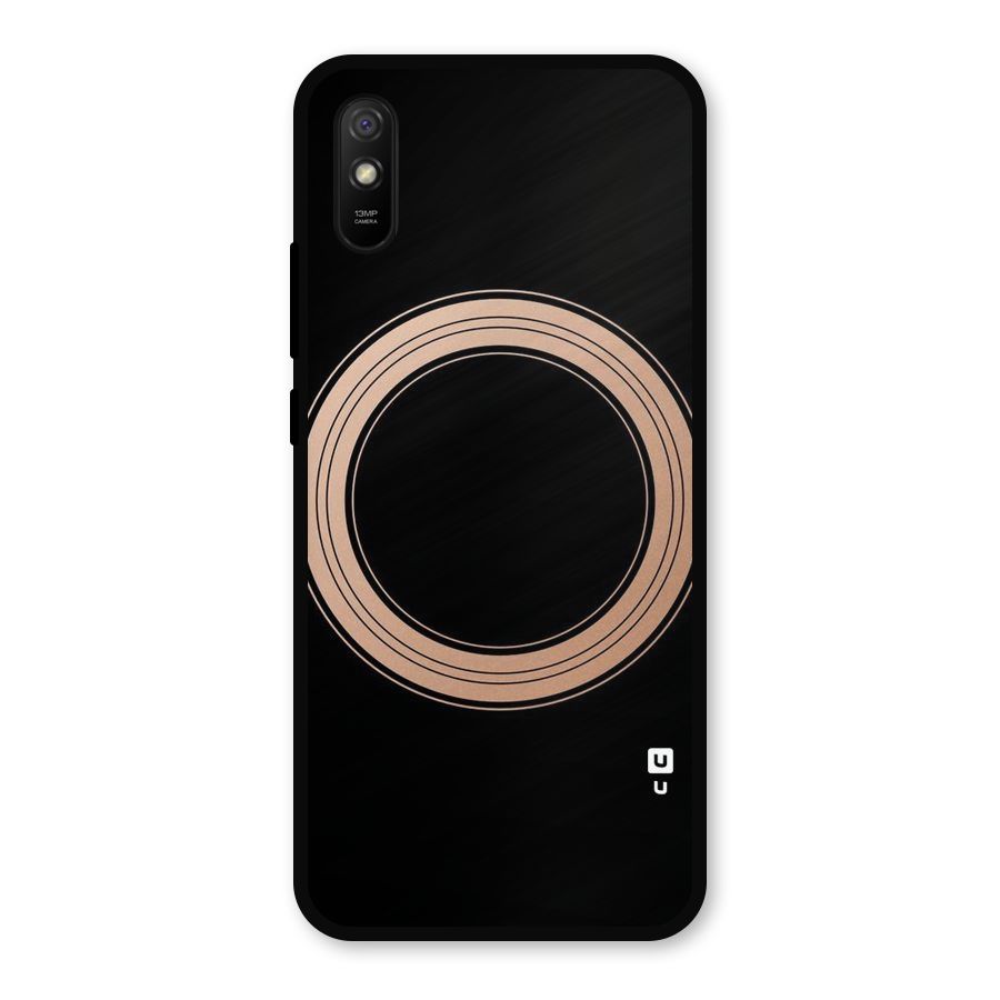 Elite Circle Metal Back Case for Redmi 9i