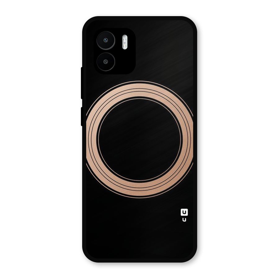 Elite Circle Metal Back Case for Redmi A2