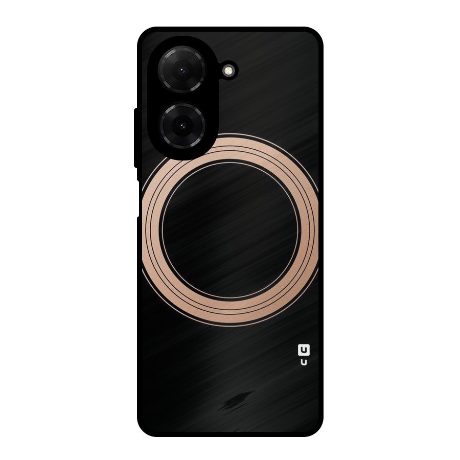 Elite Circle Metal Back Case for Redmi A5 4G