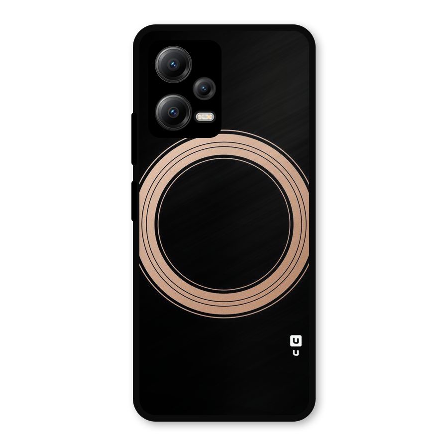 Elite Circle Metal Back Case for Redmi Note 12 5G