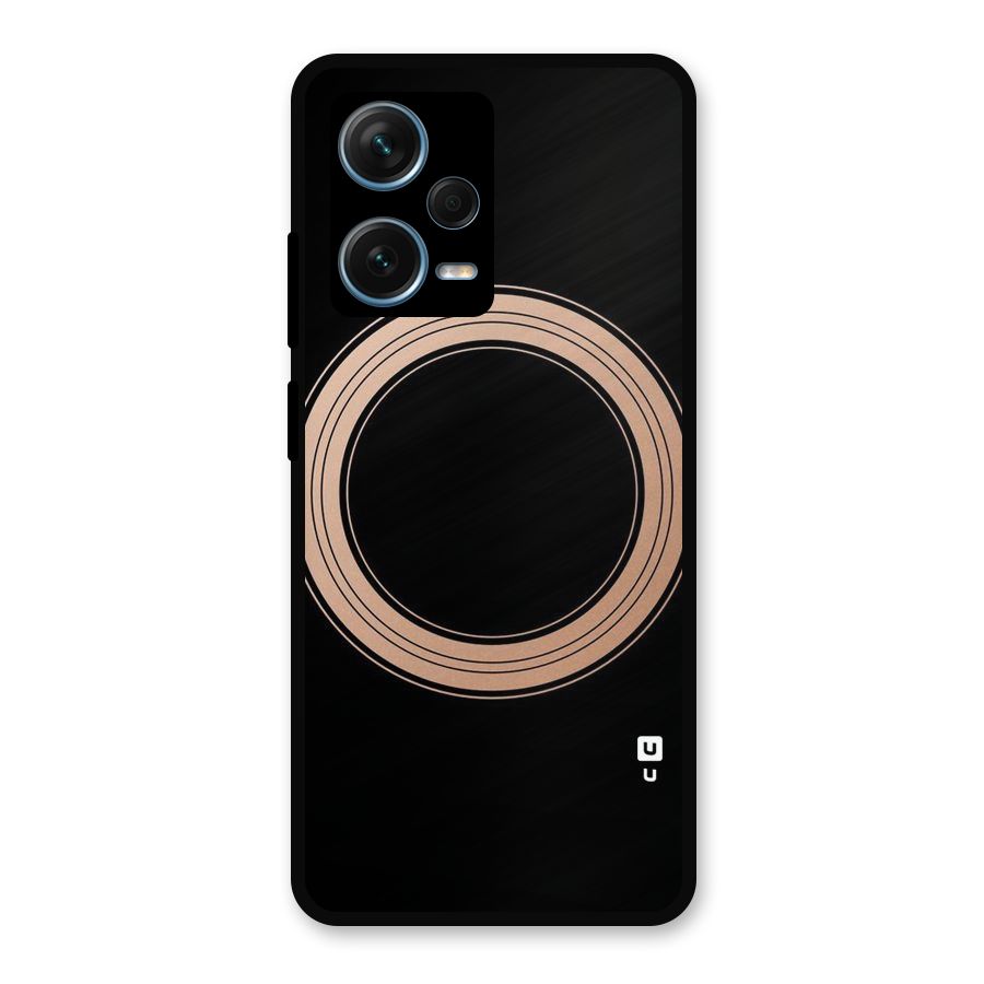 Elite Circle Metal Back Case for Redmi Note 12 Pro Plus 5G