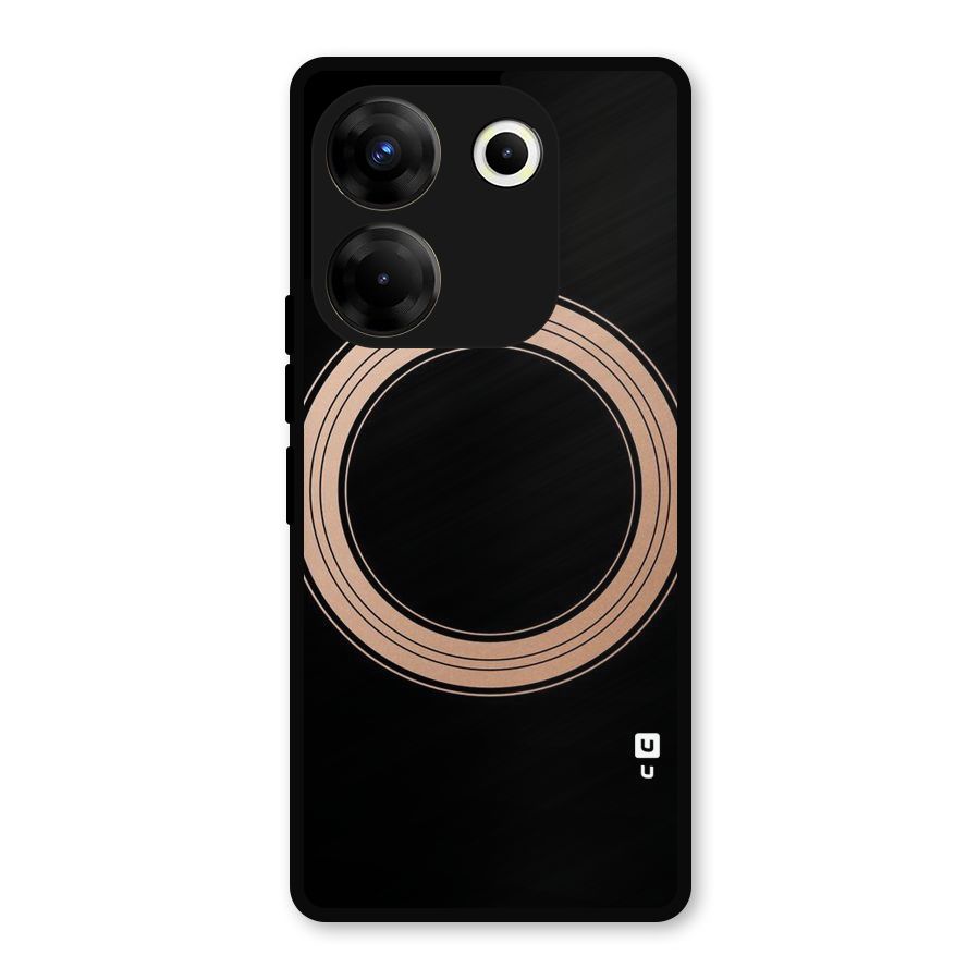Elite Circle Metal Back Case for Tecno Camon 20 Pro