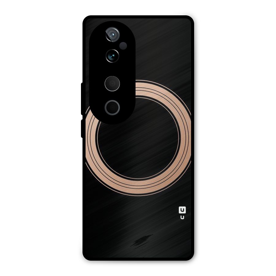 Elite Circle Metal Back Case for Vivo T3 Ultra