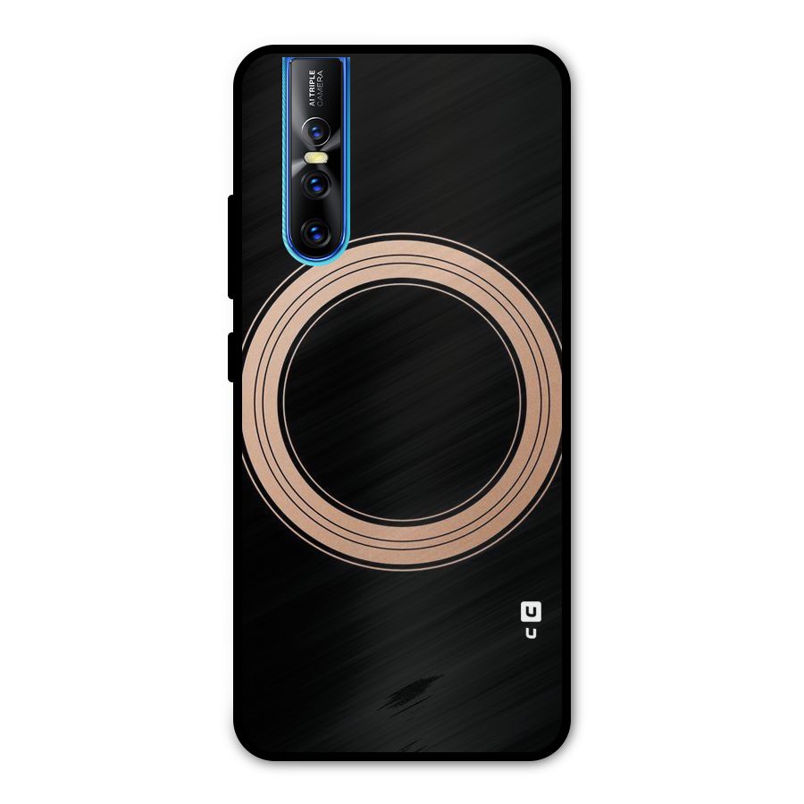 Elite Circle Metal Back Case for Vivo V15 Pro