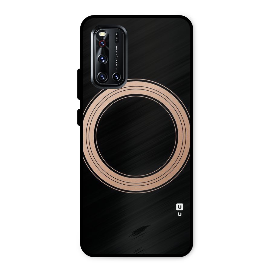 Elite Circle Metal Back Case for Vivo V19
