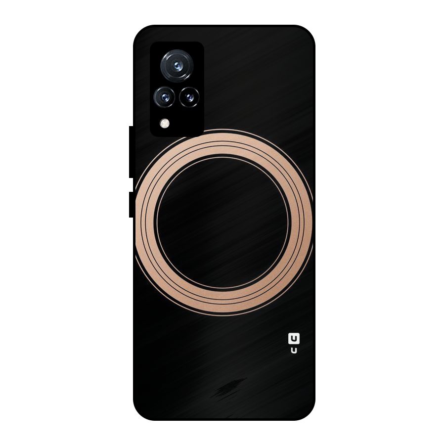 Elite Circle Metal Back Case for Vivo V21 5G