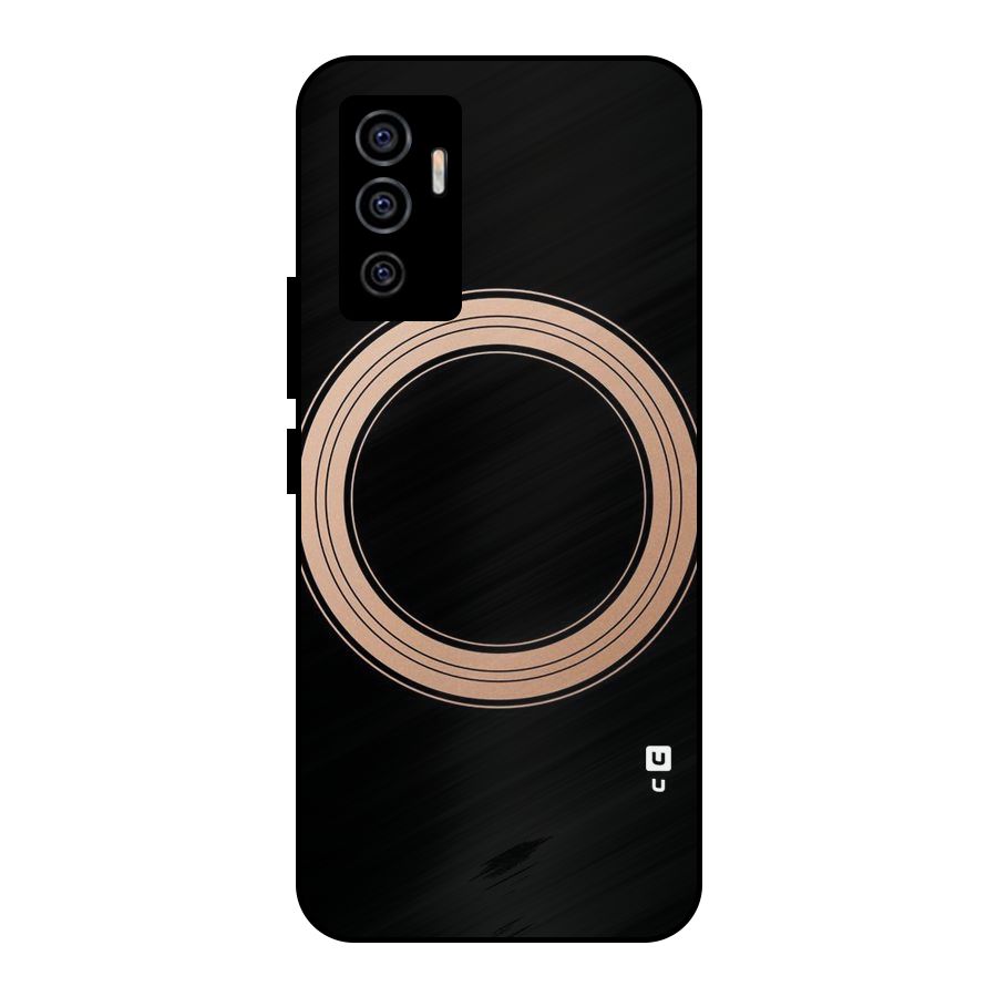 Elite Circle Metal Back Case for Vivo V23e
