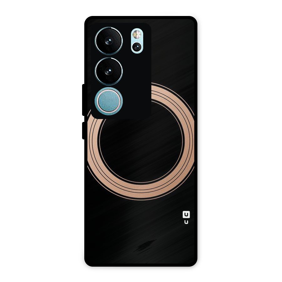 Elite Circle Metal Back Case for Vivo V29
