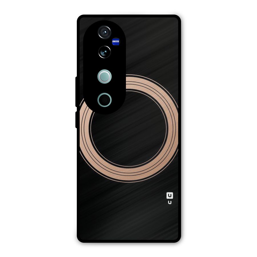 Elite Circle Metal Back Case for Vivo V40