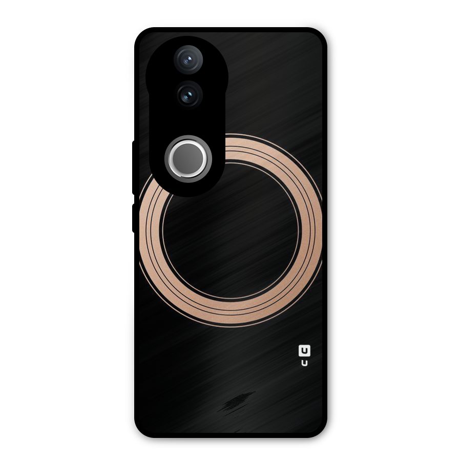 Elite Circle Metal Back Case for Vivo V50
