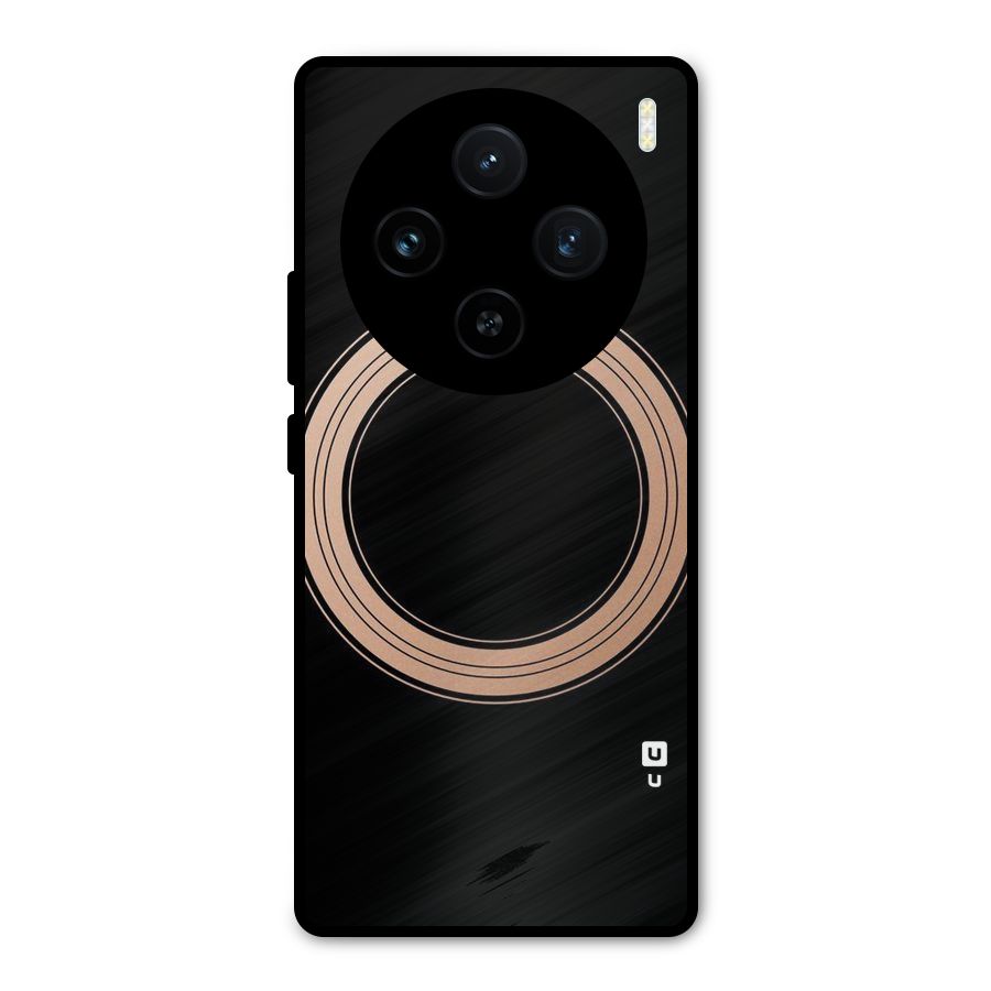 Elite Circle Metal Back Case for Vivo X100