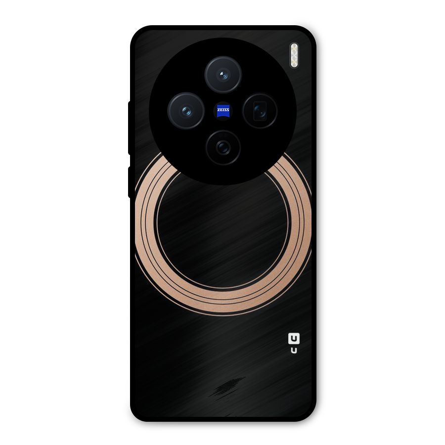Elite Circle Metal Back Case for Vivo X200