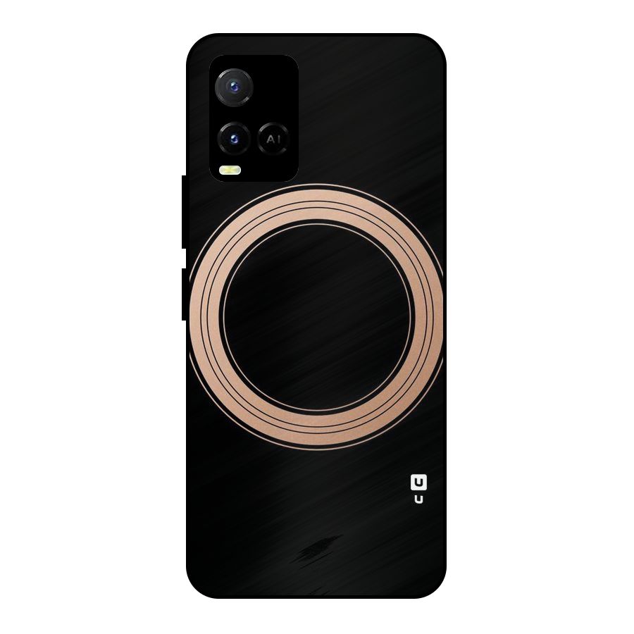 Elite Circle Metal Back Case for Vivo Y21T