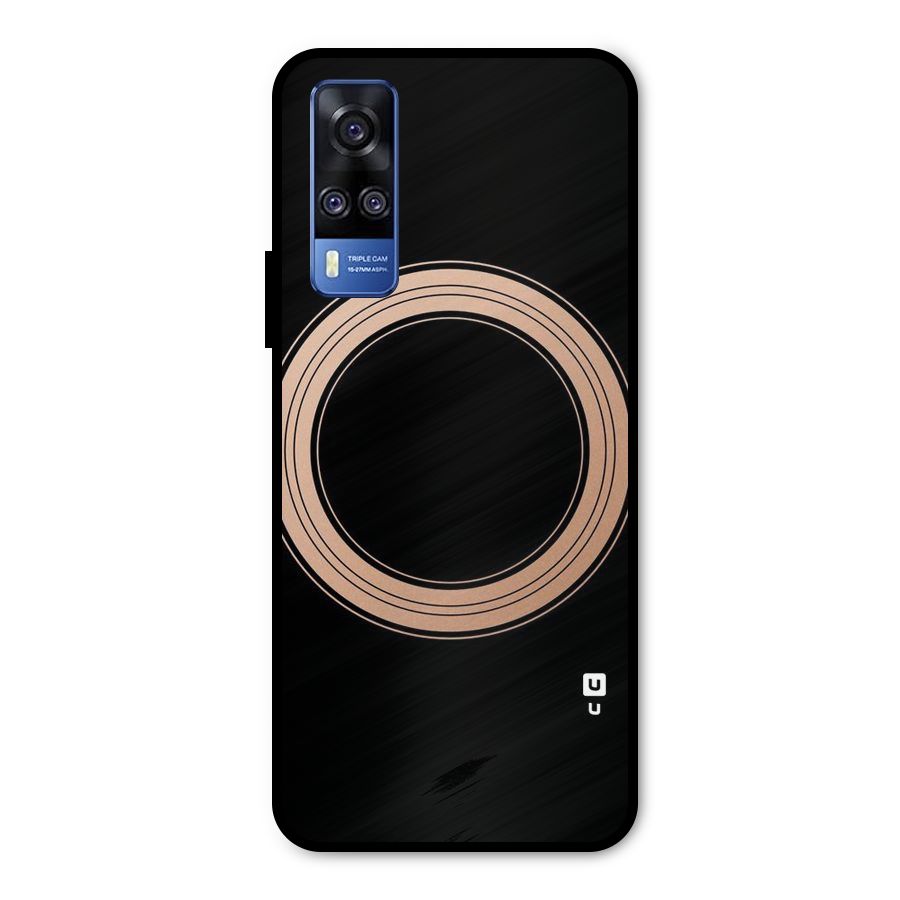 Elite Circle Metal Back Case for Vivo Y31