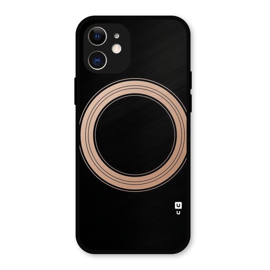 Elite Circle Metal Back Case for iPhone 12