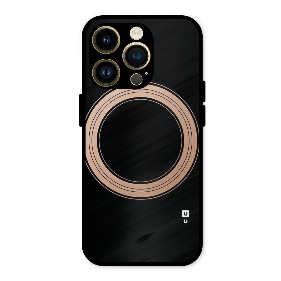 Elite Circle Metal Back Case for iPhone 14 Pro