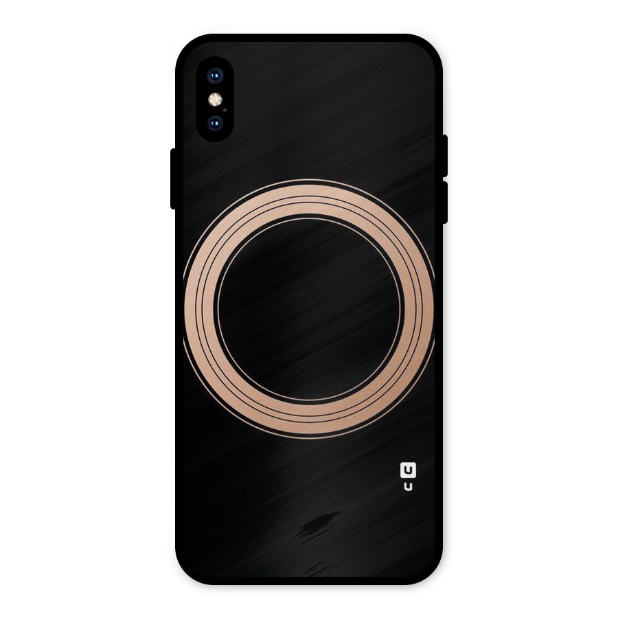 Elite Circle Metal Back Case for iPhone XS Max