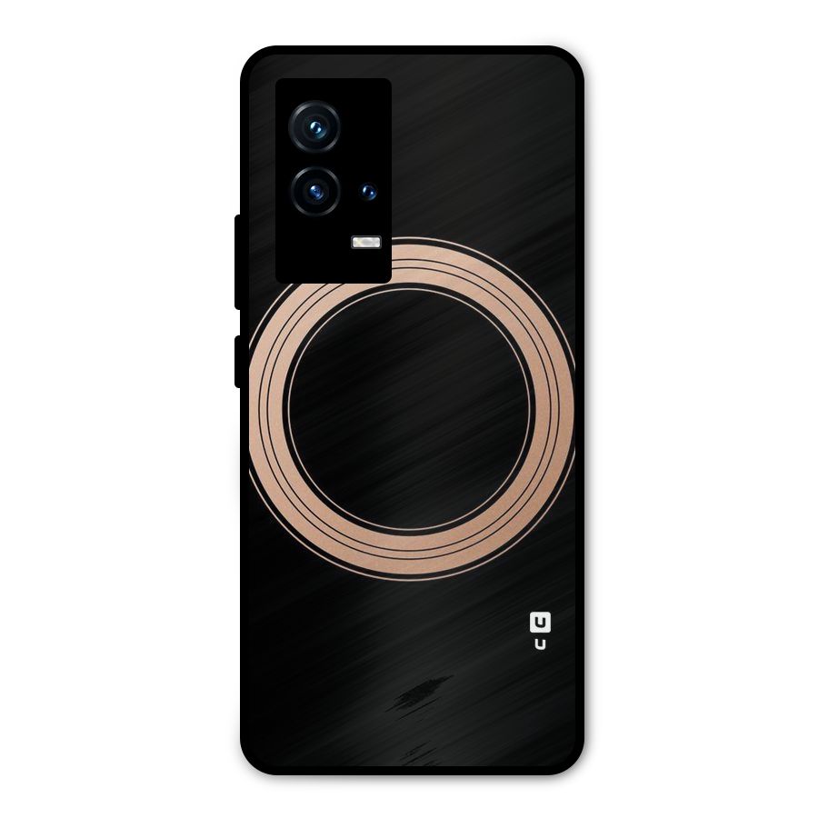 Elite Circle Metal Back Case for iQOO 9 5G