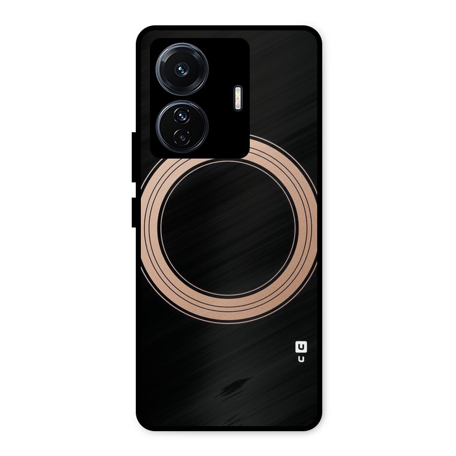 Elite Circle Metal Back Case for iQOO Z6