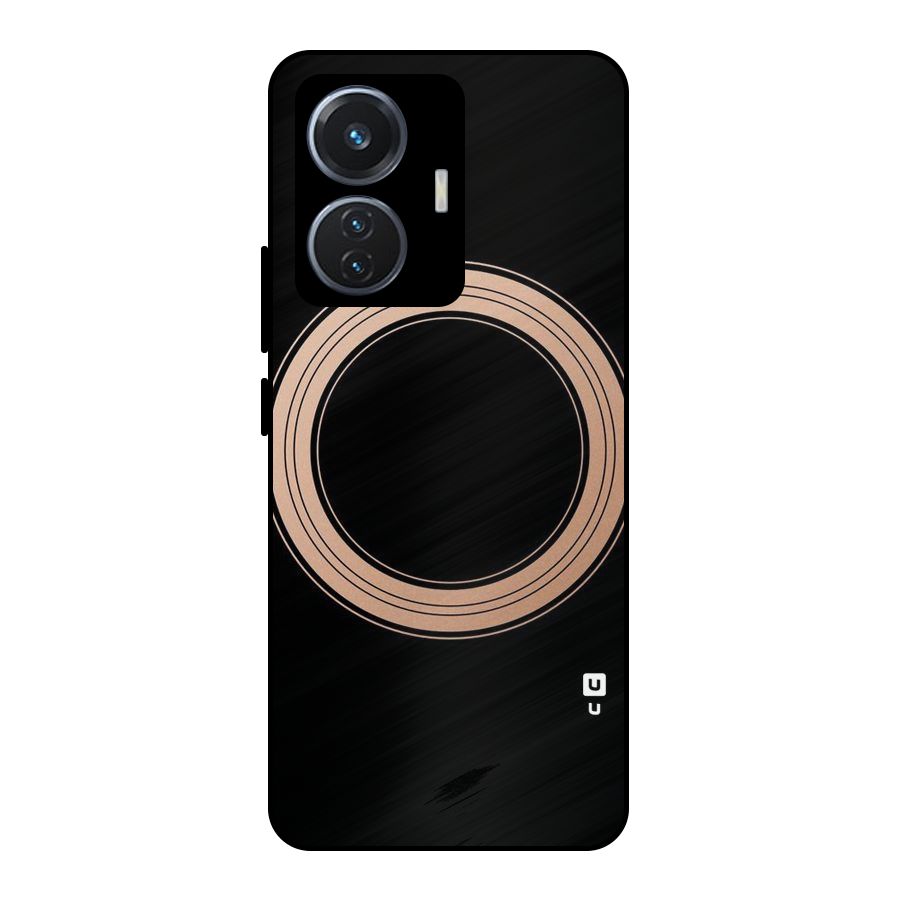 Elite Circle Metal Back Case for iQOO Z6 44W