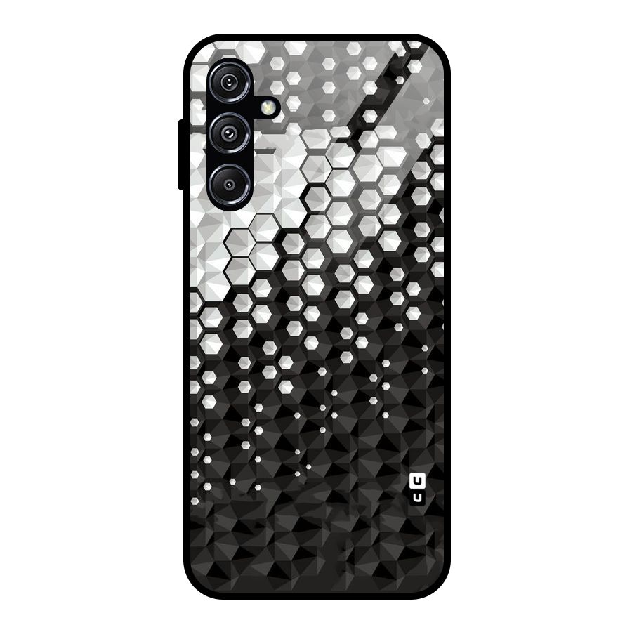 Elite Hexagonal Glass Back Case for Galaxy M34 5G