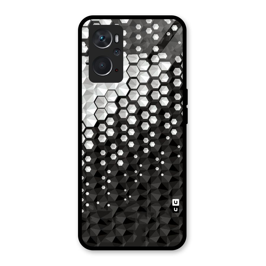 Elite Hexagonal Glass Back Case for Oppo K10 4G