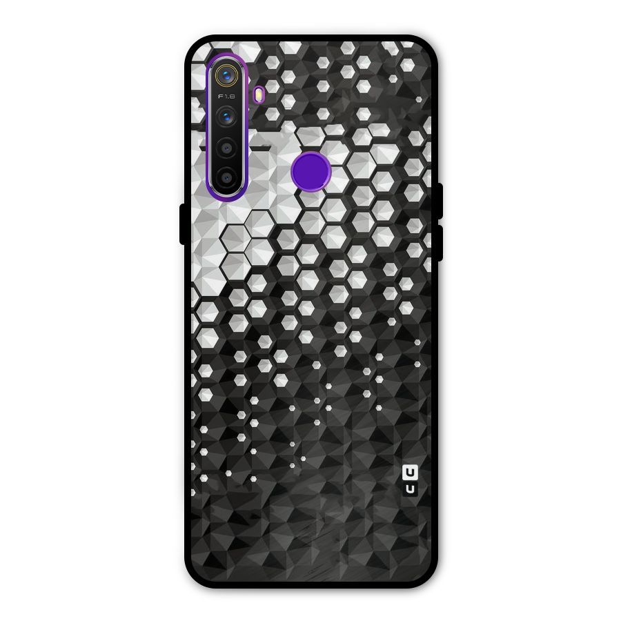 Elite Hexagonal Glass Back Case for Realme 5s