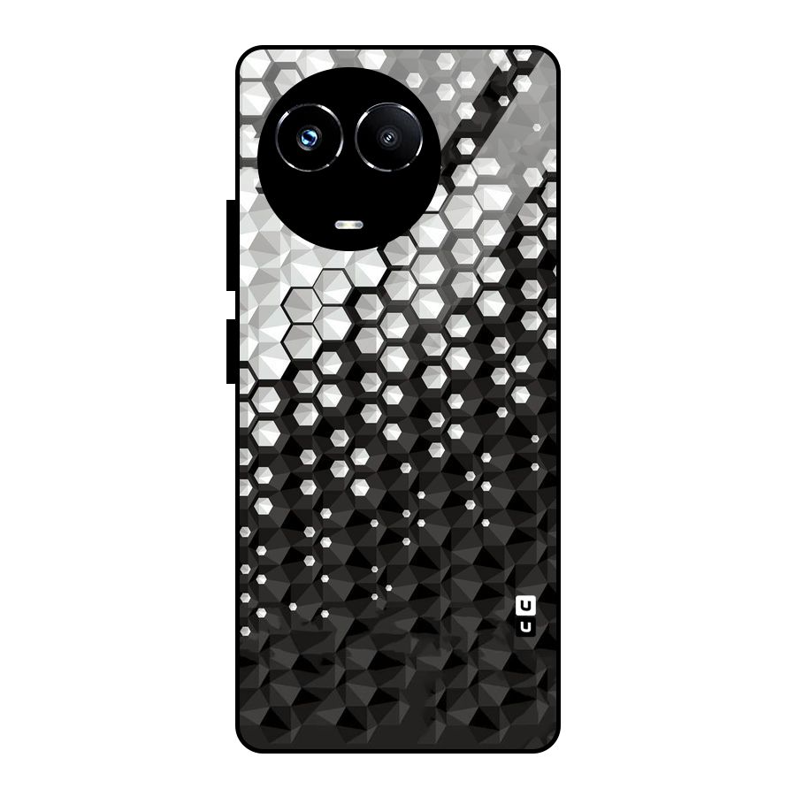 Elite Hexagonal Glass Back Case for Realme Narzo 60X