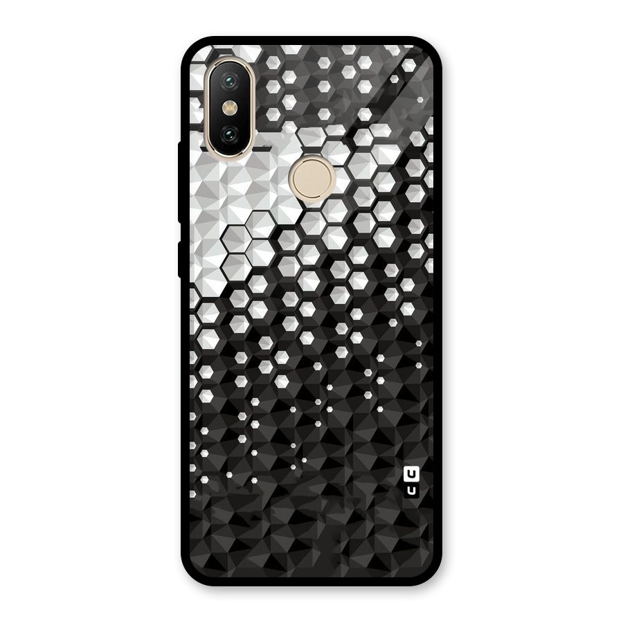 Elite Hexagonal Glass Back Case for Redmi A2