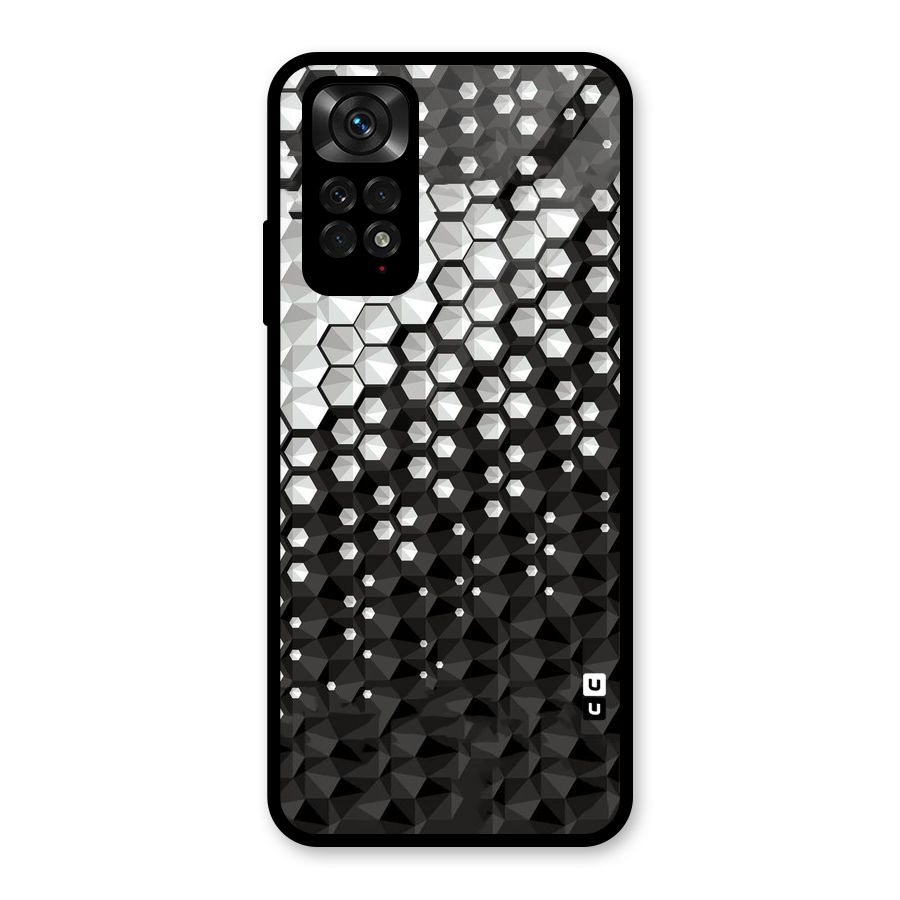 Elite Hexagonal Glass Back Case for Redmi Note 11S